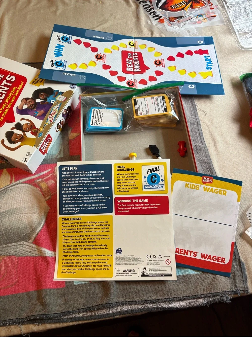 Beat The Parents Family Game - White